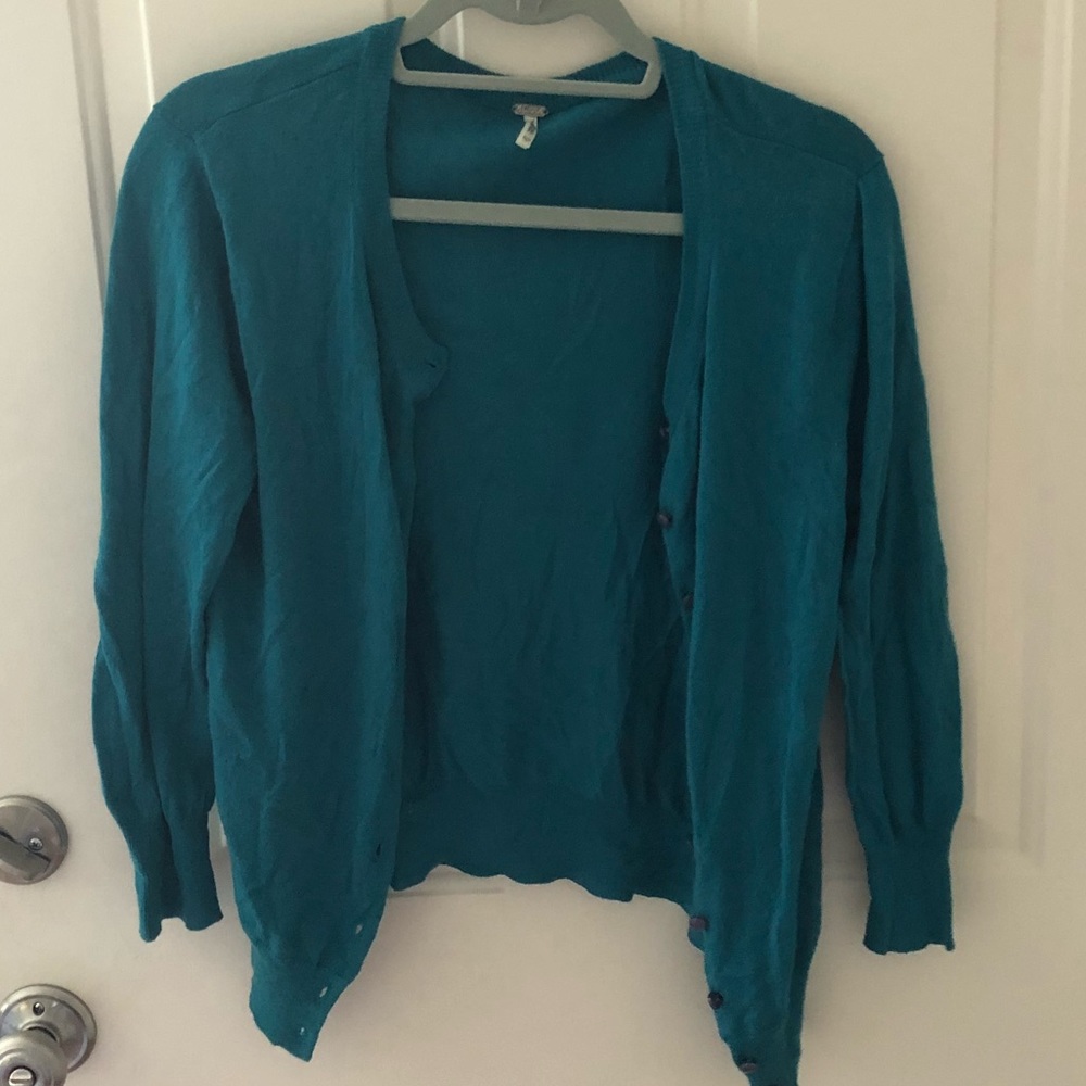🌻 Long sleeve teal cardigan